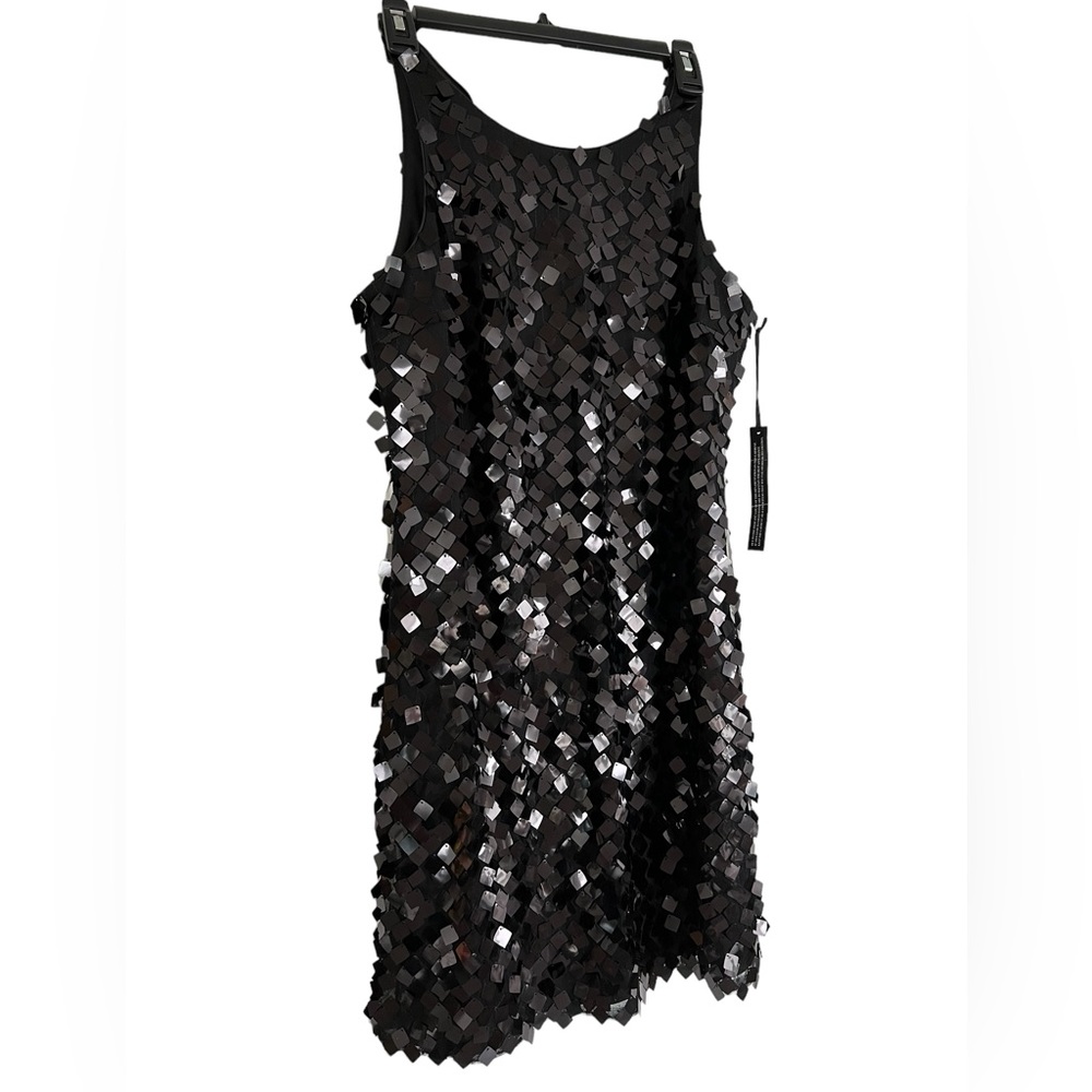 NWT BLACK SEQUIN MINIDRESS